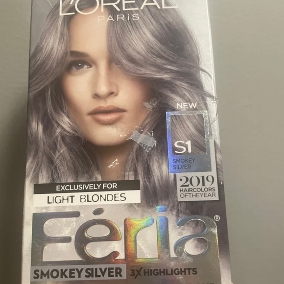 Smoky silver color for hair - Picture 1 of 3